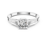 Gold Ring 00001L (16), White Gold