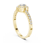 Gold Ring HLR-04, Yellow Gold, view 1