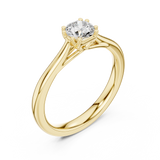 Gold Ring DDLR-551, Yellow Gold, view 2