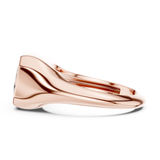 Gold Jewelry L36-4, Asscher center stone, Rose Gold, view 3