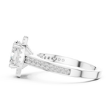 Gold Ring DDLR-417, White Gold, view 3