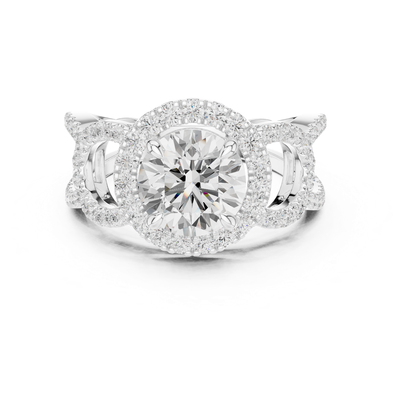Gold Ring SBWR(71), White Gold, view 4