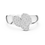 Gold Ring LR-01 (47), White Gold, view 4