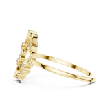 Gold Ring DR-6200, Yellow Gold, view 3