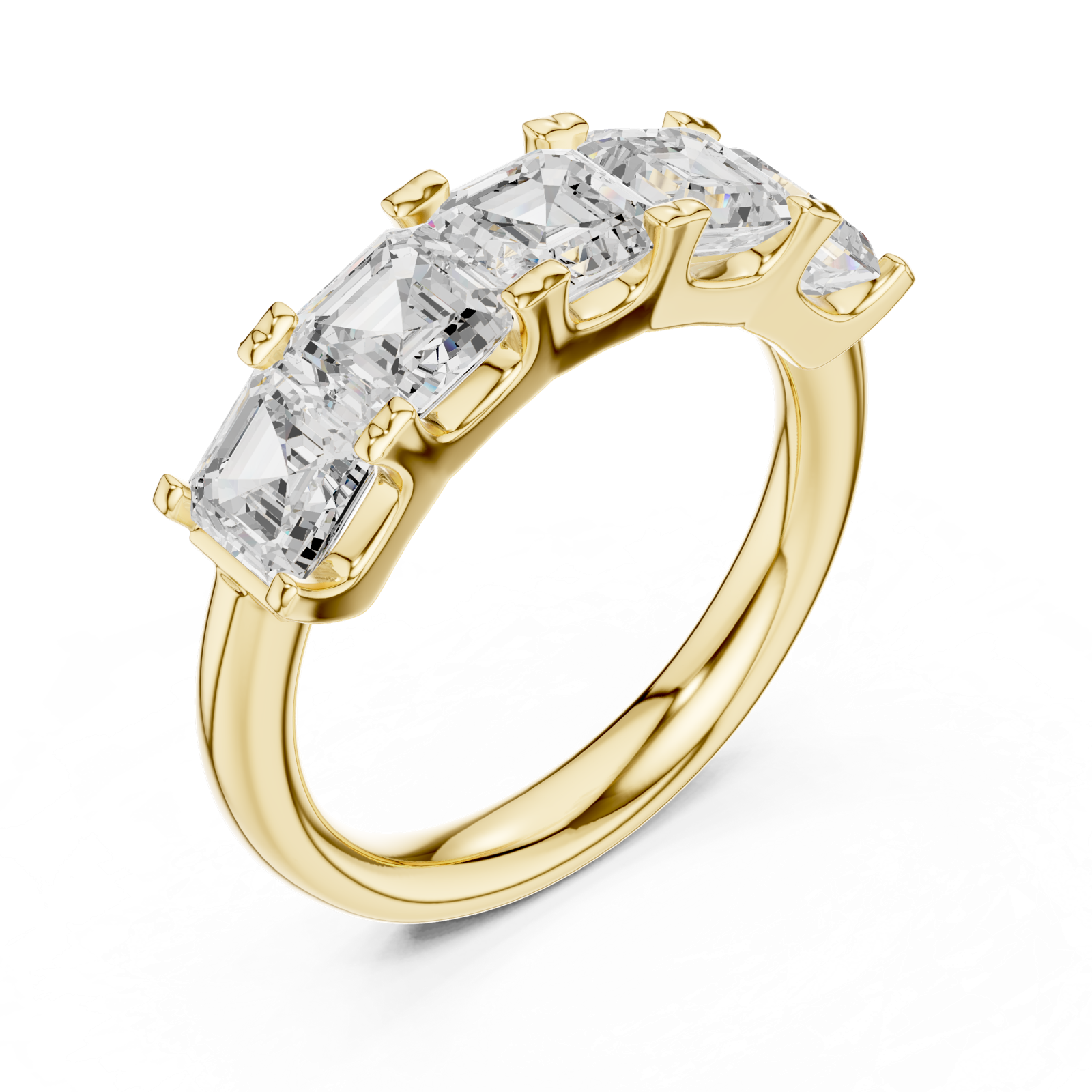 Gold Ring DDLR-701, Yellow Gold, view 2