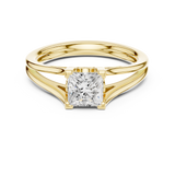 Gold Ring DDLR-572, Yellow Gold, view 4
