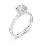Gold Ring DDLR-650, White Gold, view 2