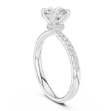 Gold Ring DDLR-643, White Gold