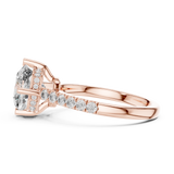 Gold Ring DDLR-162, Rose Gold, view 3