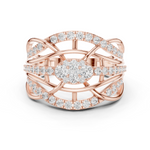 Gold Ring DDLR-769, Rose Gold