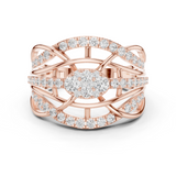 Gold Ring DDLR-769, Rose Gold