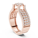 Gold Ring L03-1311, Rose Gold