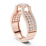 Gold Ring L03-1311, Rose Gold