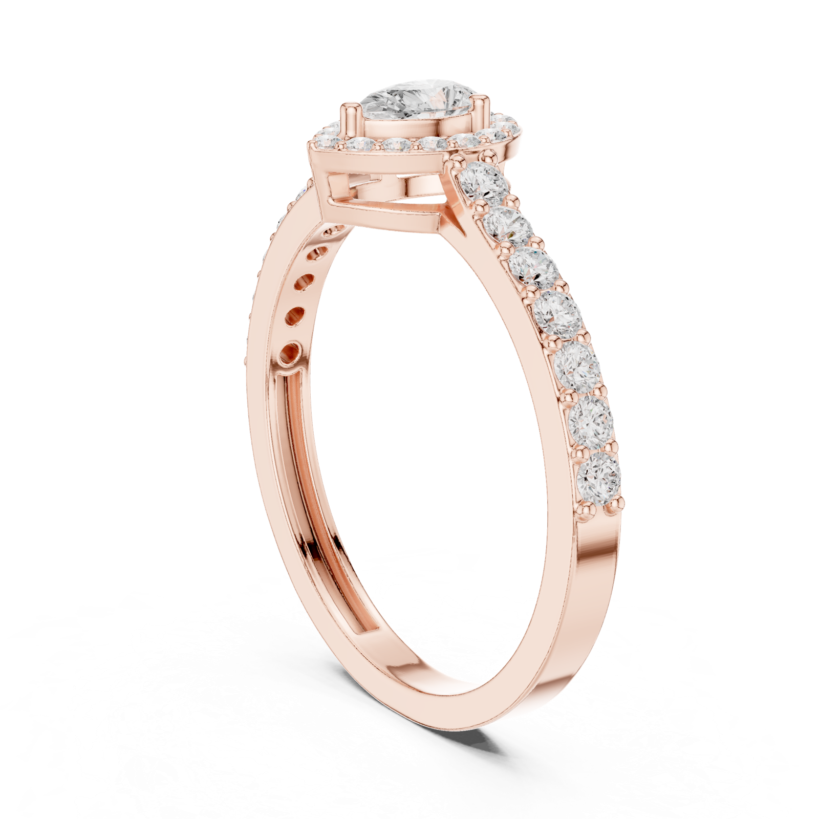 Gold Ring JLR-102, Rose Gold