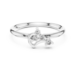 Gold Ring 1 (377), White Gold, view 4