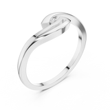 Gold Ring DDLR-811, White Gold, view 2