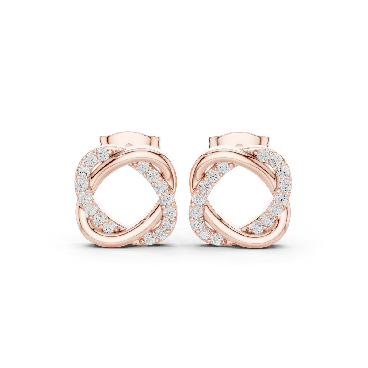 Gold Earrings SBER(9), Rose Gold