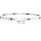 14K Solid Gold Lab Diamond Bracelet, White Gold, view 3