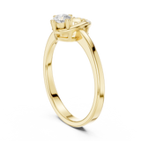 Gold Ring DDLR-840, Yellow Gold, view 1