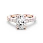 Gold Ring DDLR-879, Rose Gold