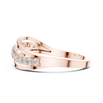 Gold Pendant 9-10069L, Rose Gold, view 3