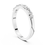 Gold Ring HLR-75, White Gold, view 1