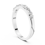 Gold Ring HLR-75, White Gold, view 1