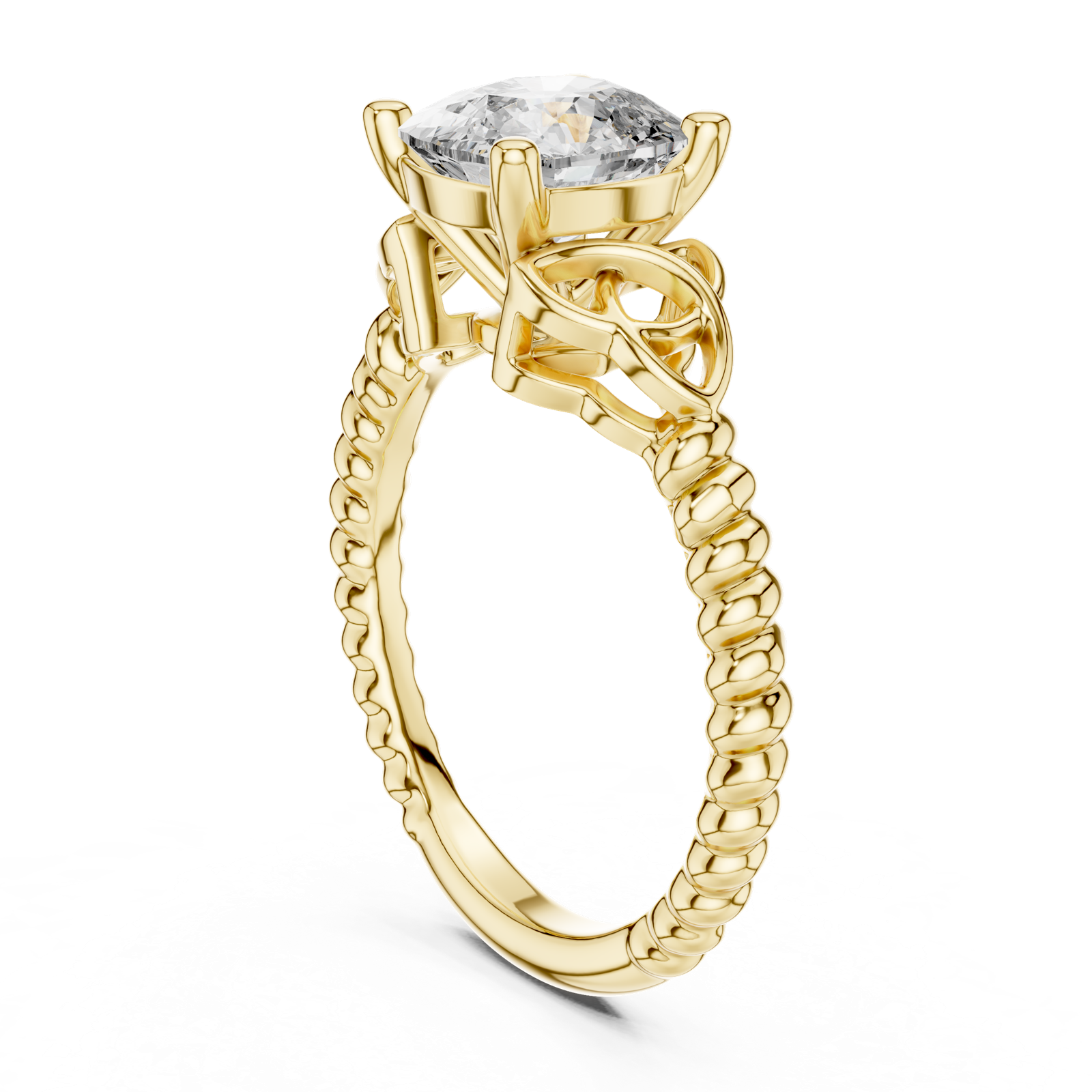 Gold Ring DDLR-049, Yellow Gold, view 1