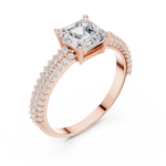 Gold Ring DDLR-1107, Rose Gold, view 2