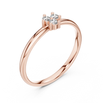 Gold Ring Ledis Ring, Rose Gold, view 2