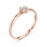 Gold Ring Ledis Ring, Rose Gold, view 2