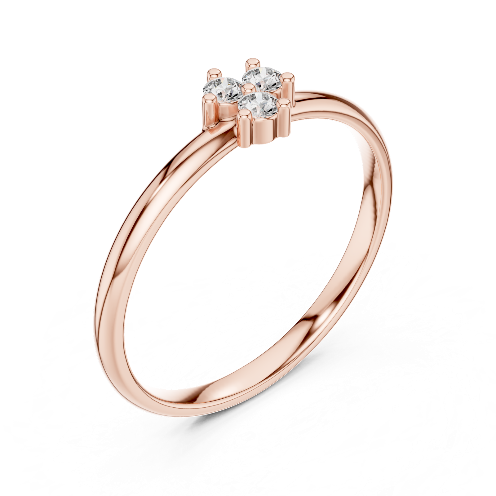 Gold Ring Ledis Ring, Rose Gold, view 2
