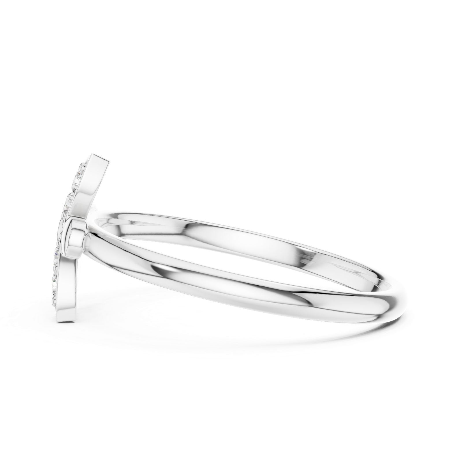 Gold Ring 1 (263), White Gold, view 3