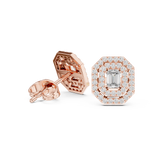 Gold Earrings 3-10001E_109_A_S, Rose Gold, view 1