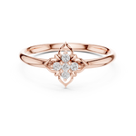 Gold Ring 1 (404), Rose Gold, view 4