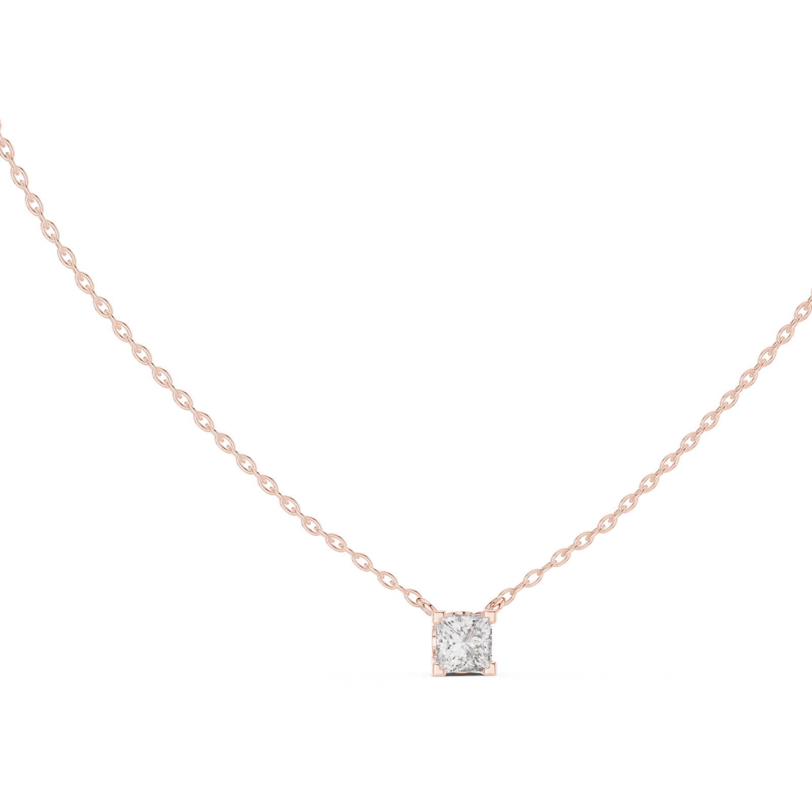 Gold Pendant GPD-0057, Rose Gold, view 1