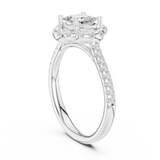 Gold Ring DDLR-535, White Gold