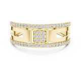 Gold Ring LR-01 (22), Yellow Gold, view 4