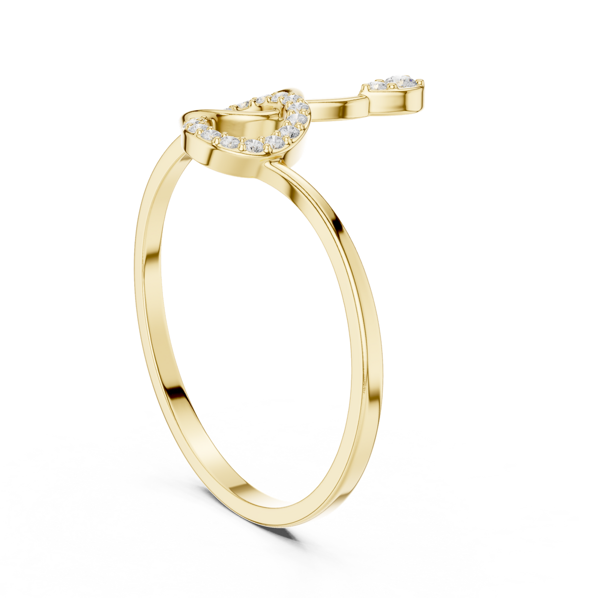 Gold Ring 1 (114), Yellow Gold, view 1