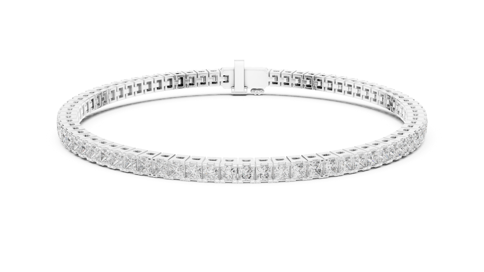 Gold Bracelet 56-CAD, White Gold