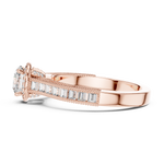 Gold Ring LR-0206, Rose Gold, view 3
