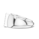 Gold Ring SBMR(18), White Gold, view 3