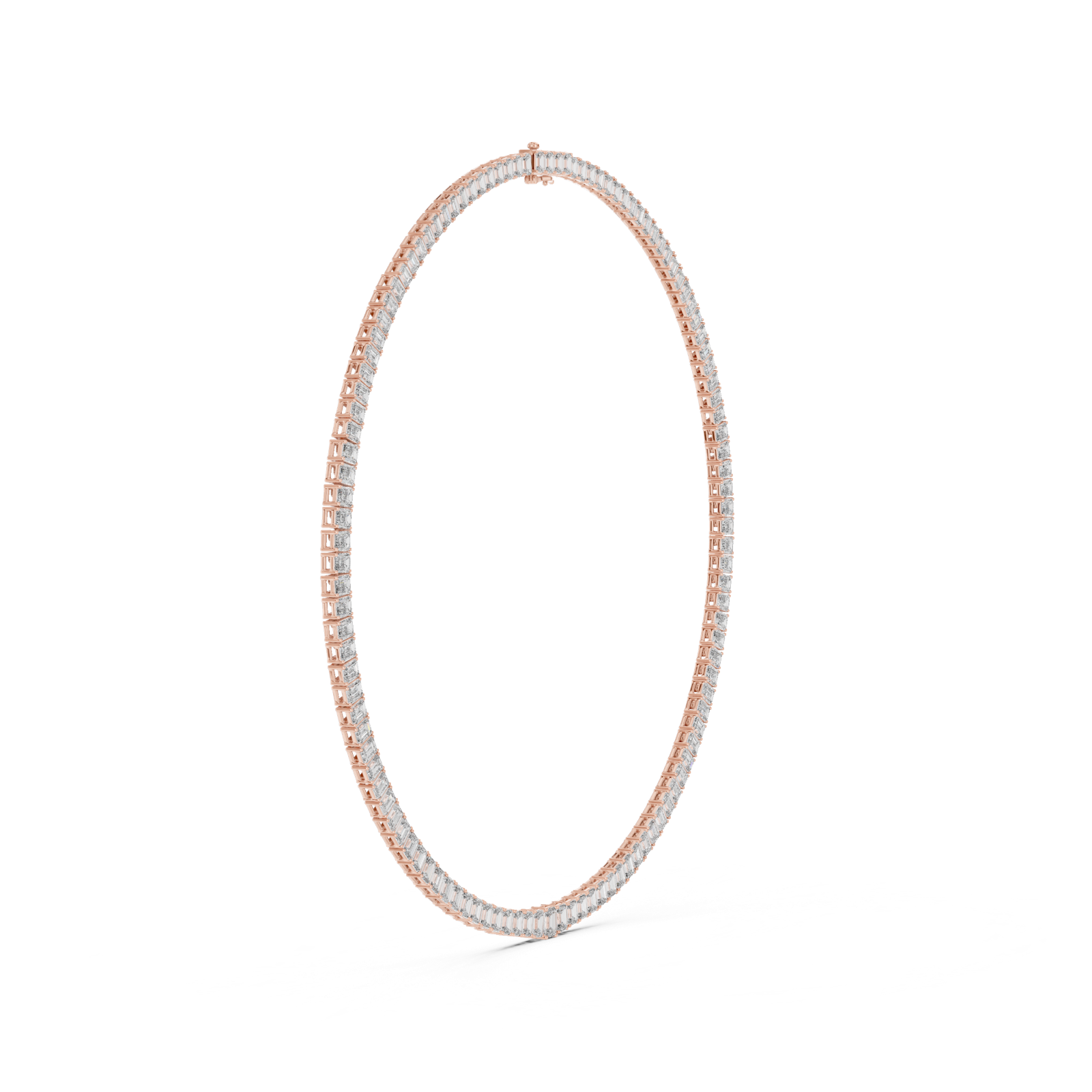 Gold Necklace GNK-0051, Rose Gold, view 3