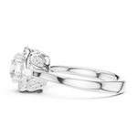 Gold Ring DDLR-649, White Gold, view 3
