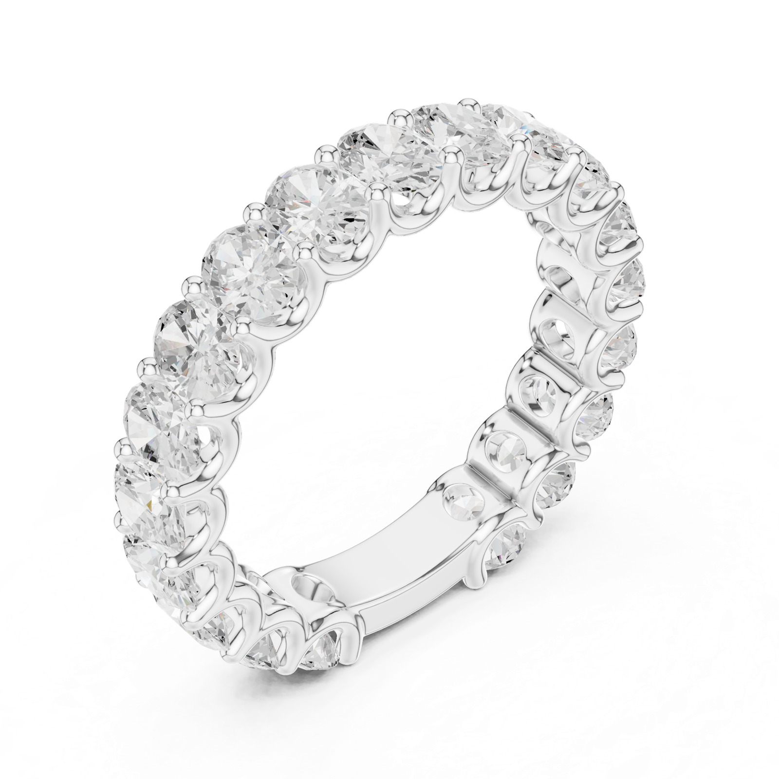 Gold Ring DDLR-695, White Gold, view 2