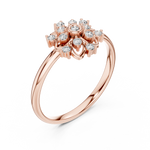 Gold Ring 1 (446), Rose Gold, view 2