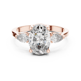 Gold Ring ALJLR-491, Rose Gold, view 4