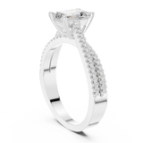 Gold Ring DDLR-403, White Gold
