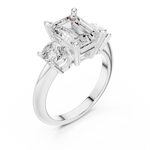 Gold Ring DDLR-901, White Gold, view 2