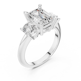 Gold Ring DDLR-901, White Gold, view 2